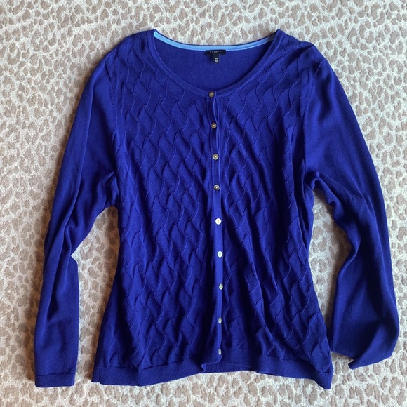 Talbots Sweaters - Talbots Royal Blue Cardigan, size 2X